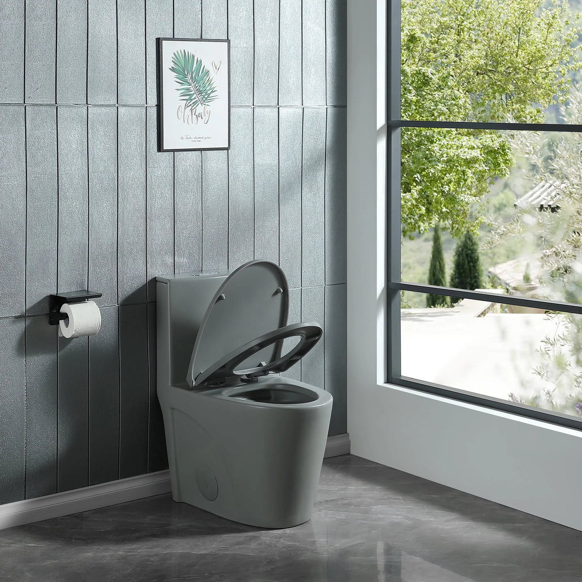 Dual Flush Elongated Toilet with Soft-Close Seat F7317
