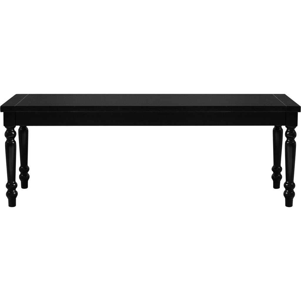 Black Dining Bench H340