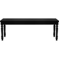 Black Dining Bench H340