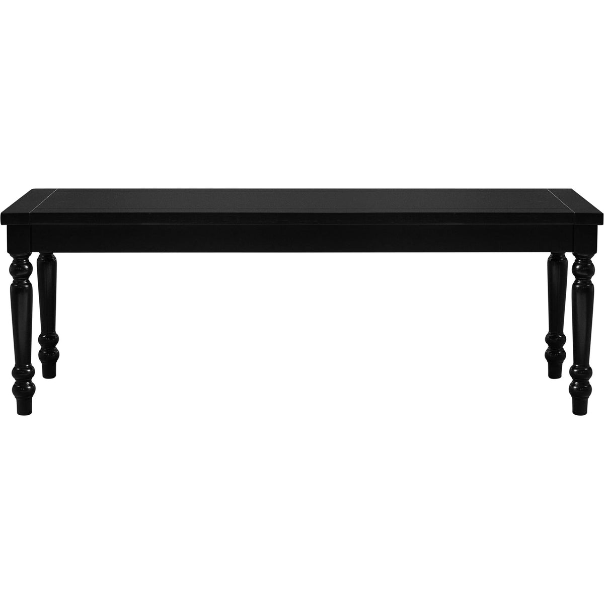 Black Dining Bench H340