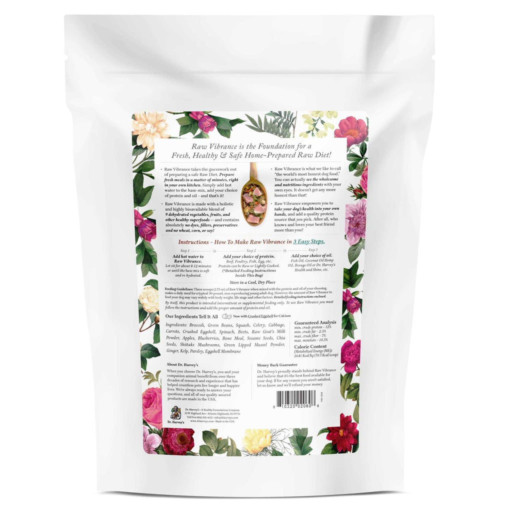 Raw Vibrance Dog Food S374