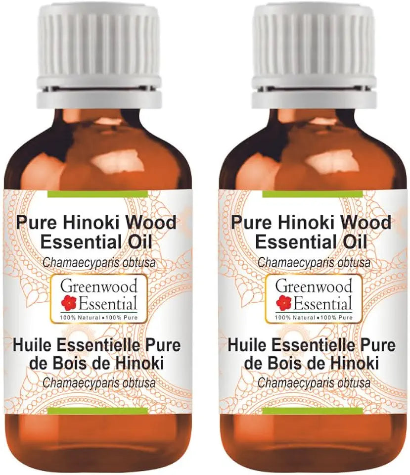 Hinoki Wood Essential Oil Steam Distilled 2 Pack 6.76 oz G961817