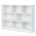 White 3-tier 8-Cube Floor Standing Storage Bookcase M660