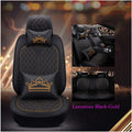 Car Seat Covers 5 Seats Full Set Black-Pink R4482