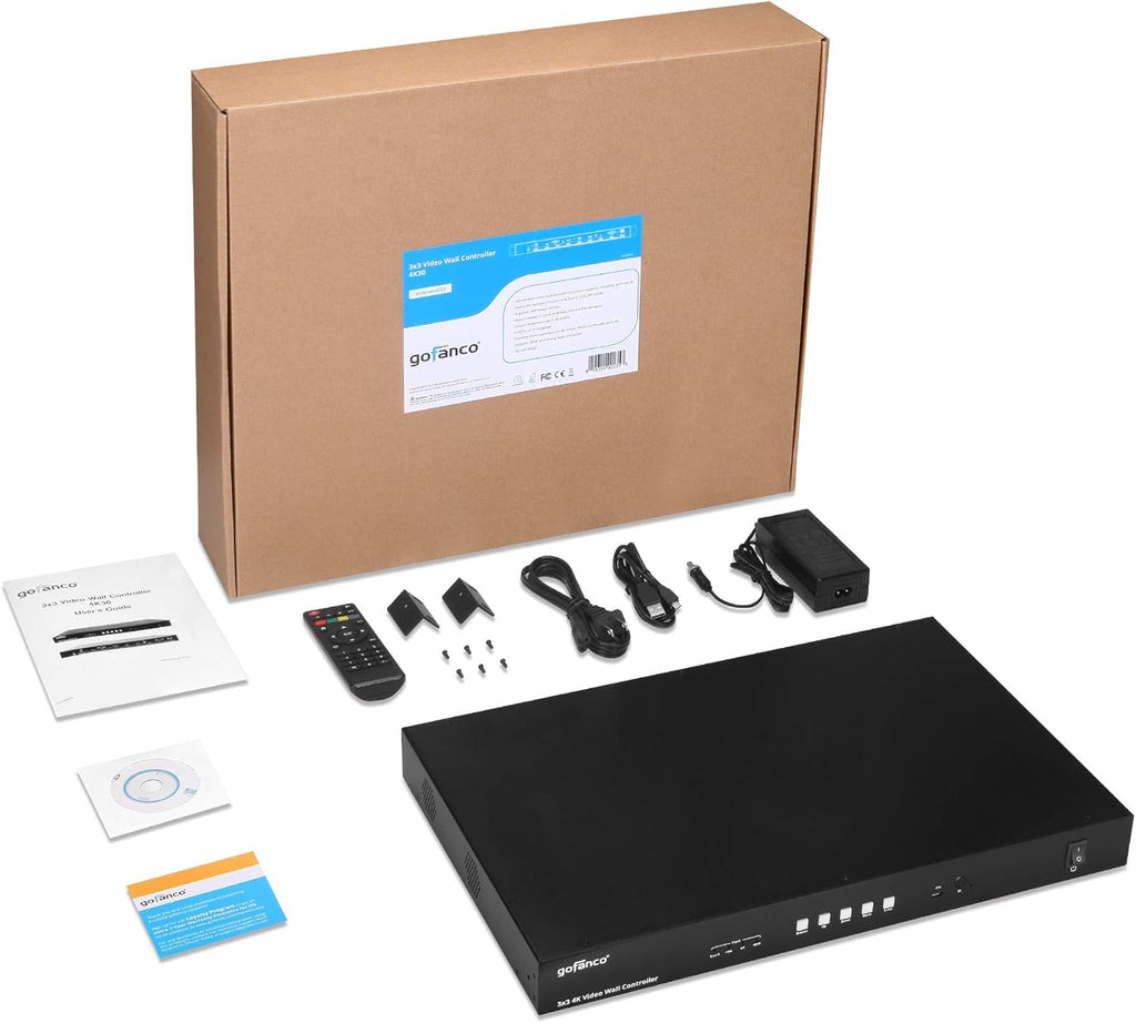 3x3 Video Wall Controller and Processor I9917