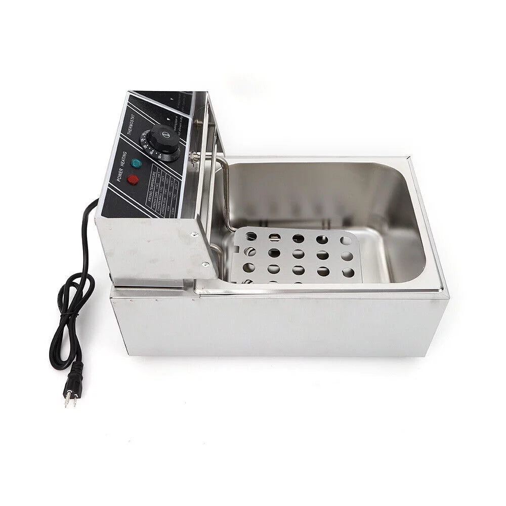 1700W 6L Stainless Steel Electric Deep Fryer V590
