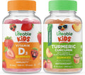 Vitamin D Kids + Turmeric Curcumin Kids Gummies Bundle X68989