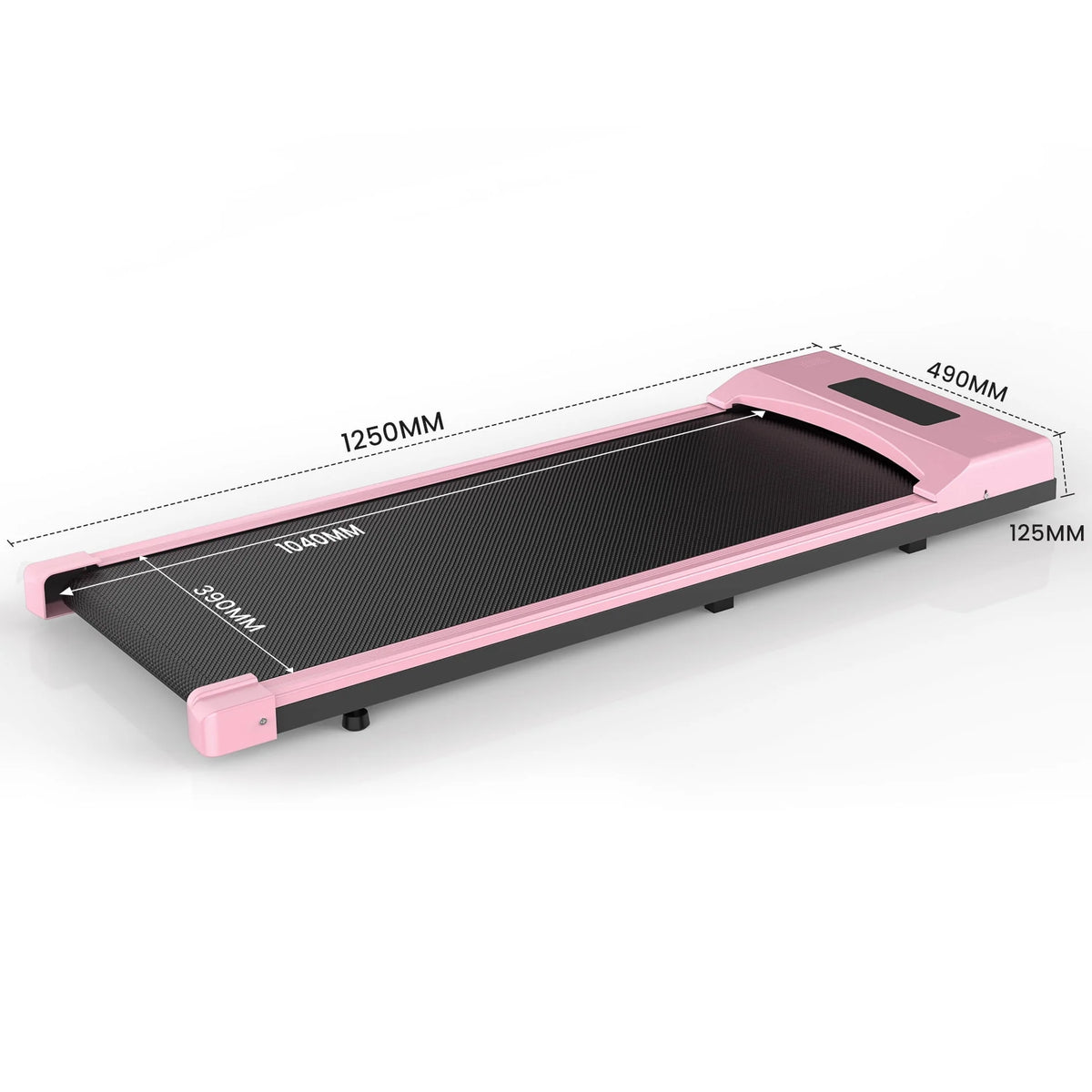 2.5HP Under Desk Treadmill with LED Display Wireless Remote Control Pink G66517
