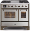 40 Dual Fuel Propane Gas Range Stainless Steel D813055