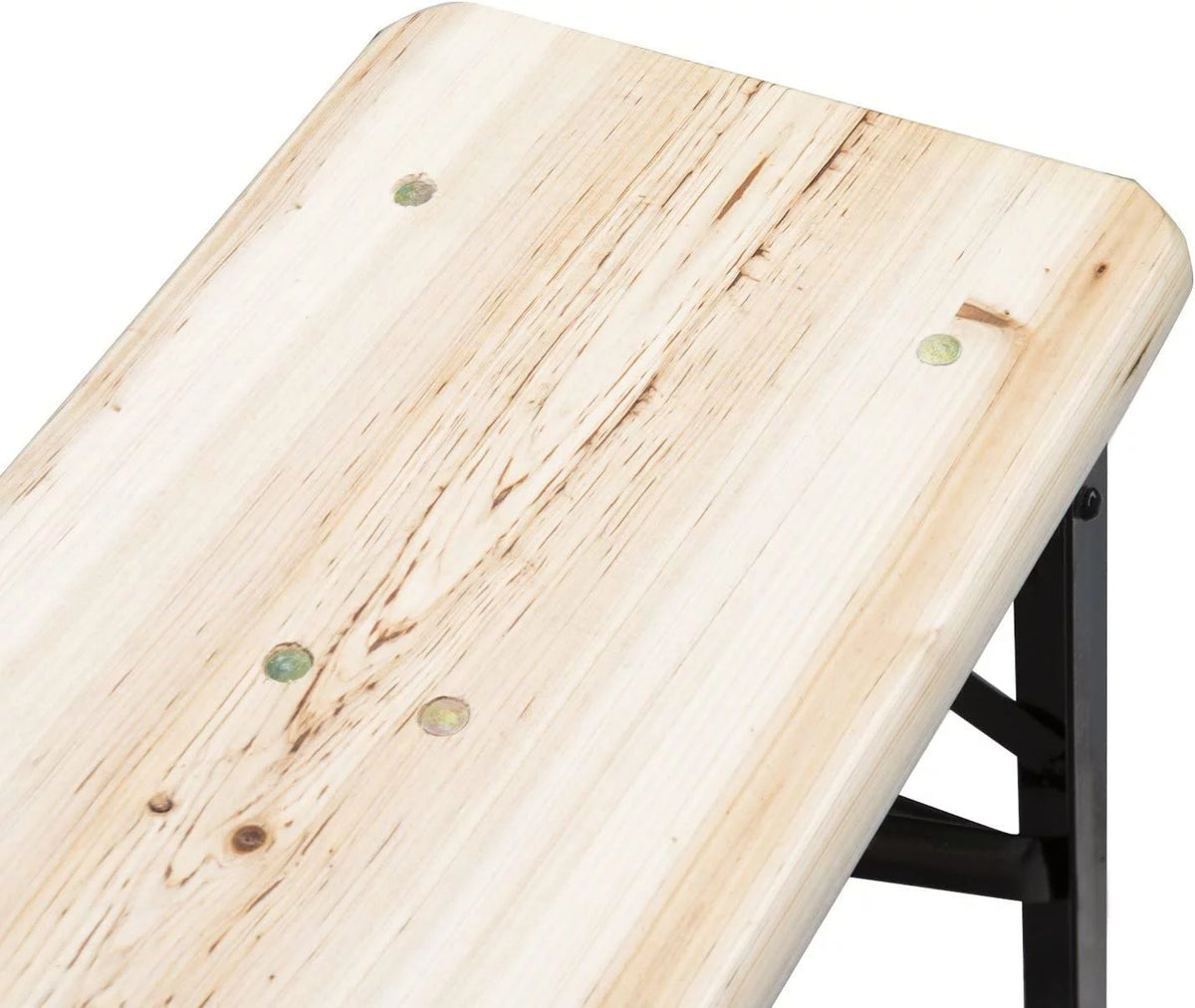 6' Portable Wooden Picnic Table and Bench Set V144543