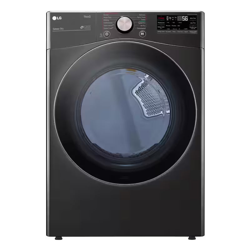 7.4 Cu. Ft. Vented Smart Stackable Gas Dryer in Black Steel B8062