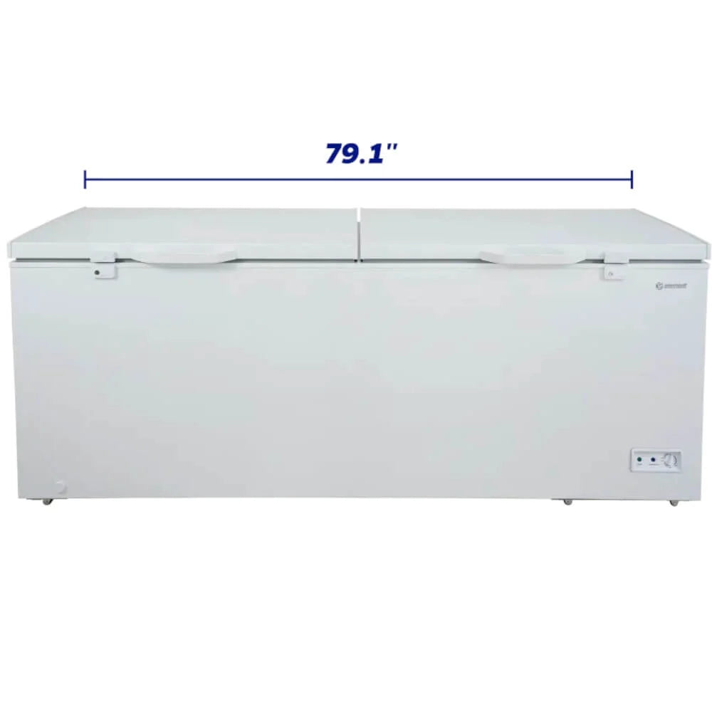 White 21.0 cu. ft. Two Door Chest Freezer J260556