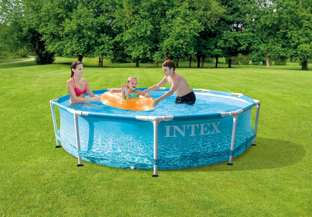 10' X 30 Metal Frame Swimming Pool with Filter Pump S12507
