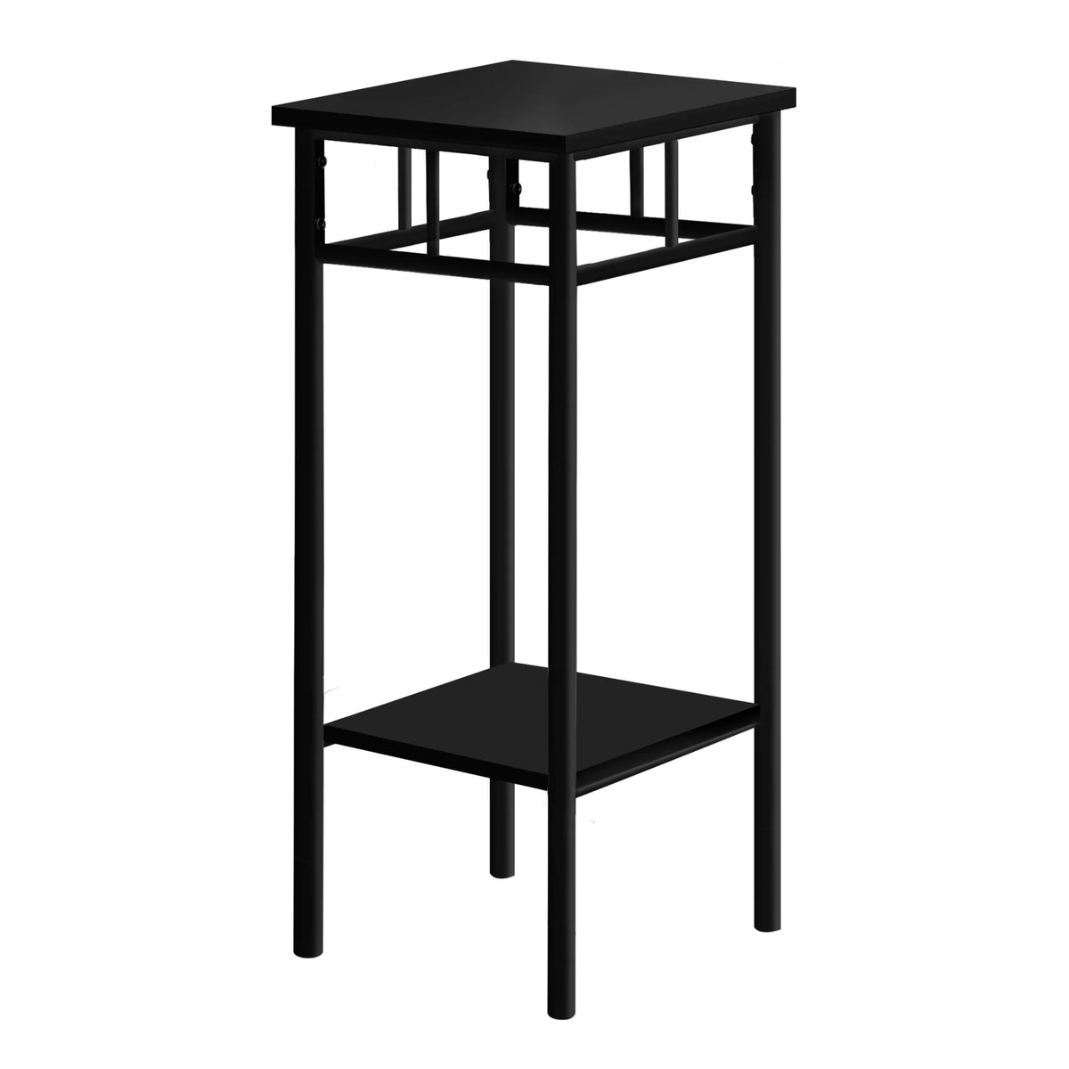 Black Square Metal Accent Table K27928