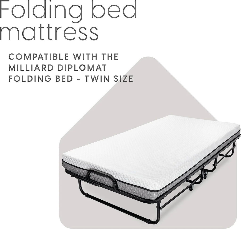 5 in. Memory Foam Mattress Twin 2 Pack M79536