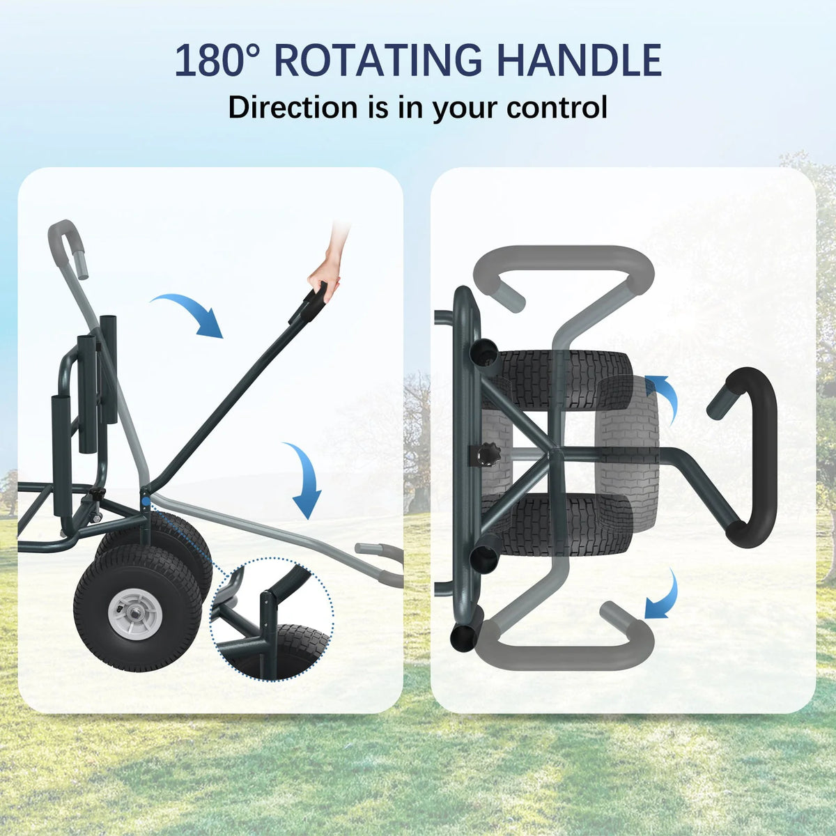 Heavy Duty Foldable Fishing Cart 550 Pound Capacity O130487