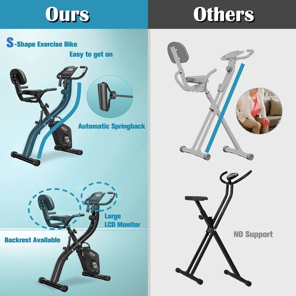 Foldable Exercise Bike F937659