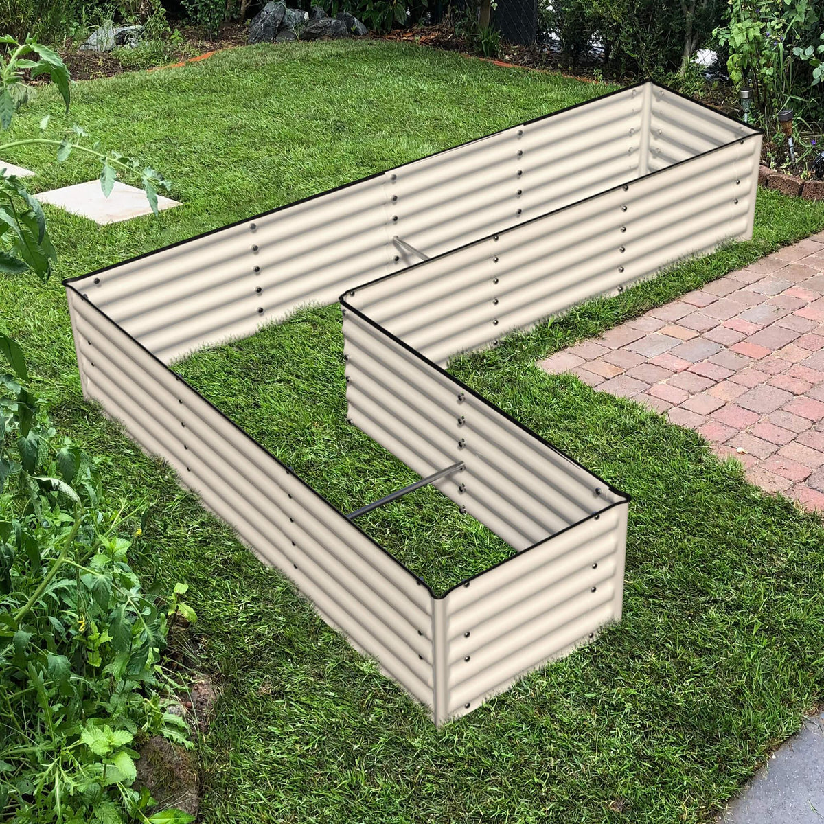 17 Tall L Shape Raised Garden Bed Q690