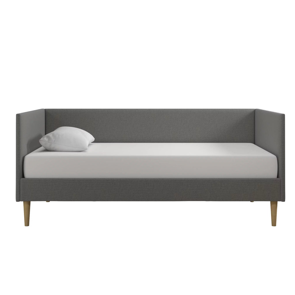 Gray Linen Queen Upholstered Daybed Frame N202