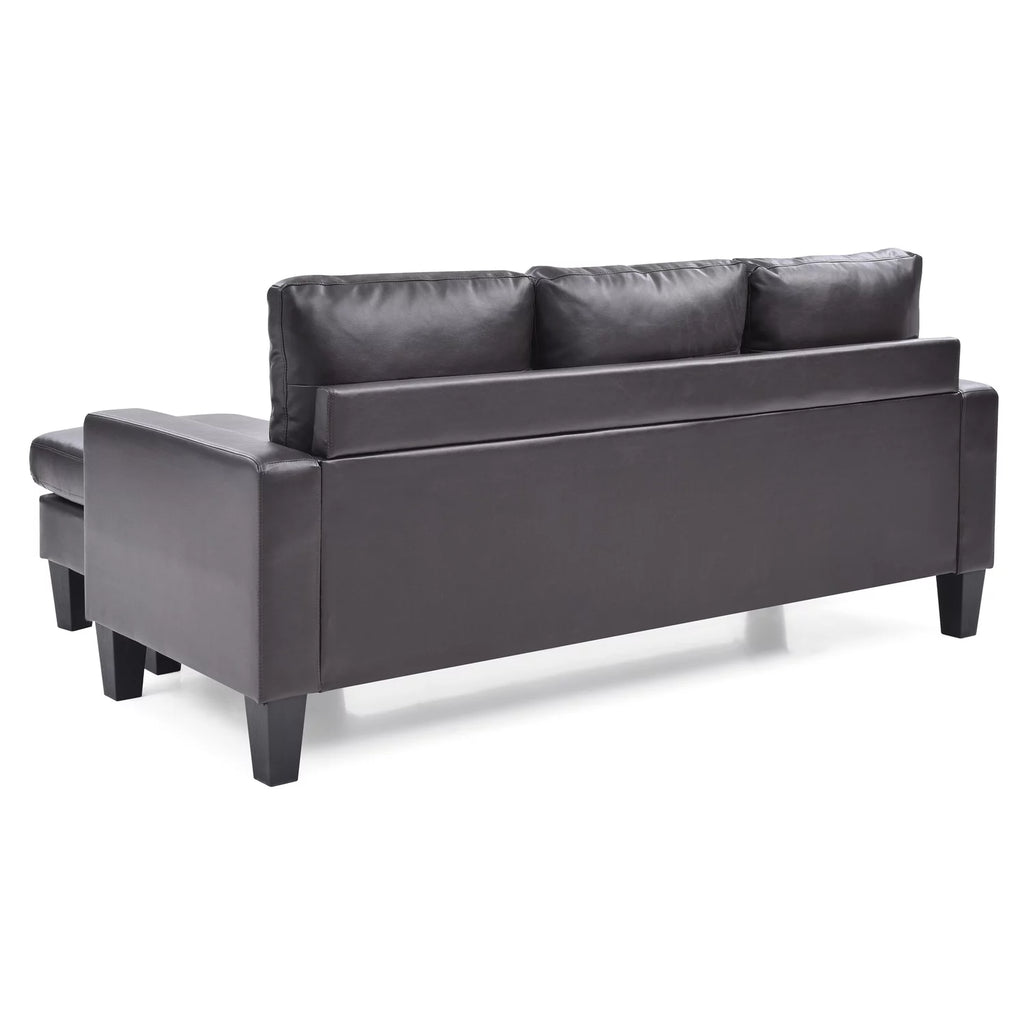 Cappuccino Sofa Chaise B7190