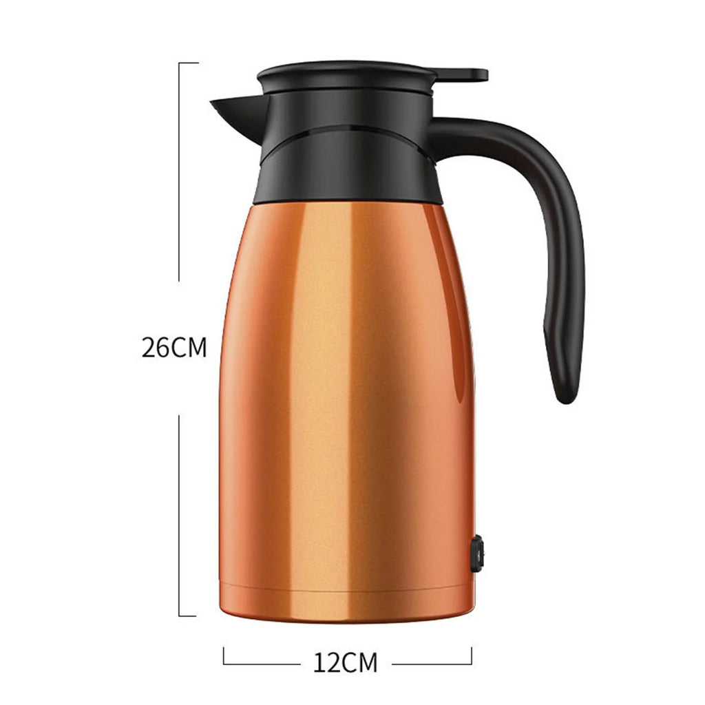 24V Orange Insulated Car Kettle Z3613