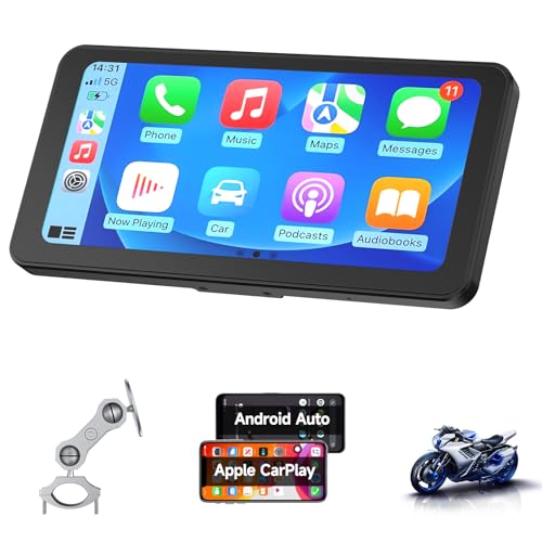 6.25" Motorcycle CarPlay & Android Auto Screen J39766