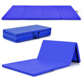 Navy 4'x8'x2'' Folding Gymnastics Mat Z3164