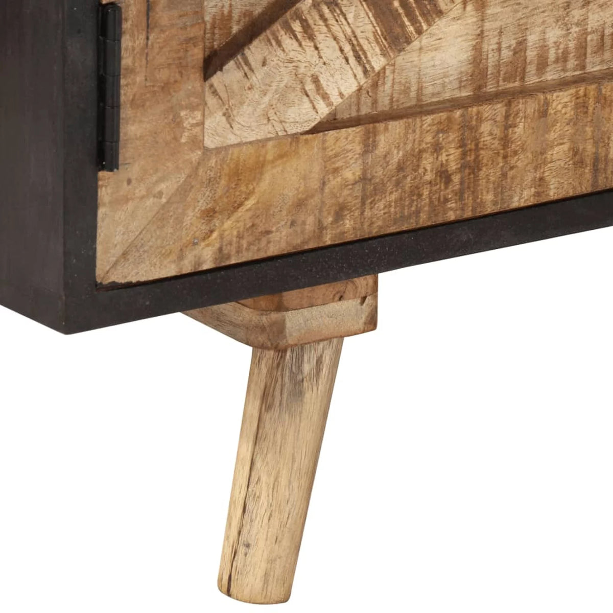 Rough Mango Wood and Solid Wood Acacia TV Stand D6005