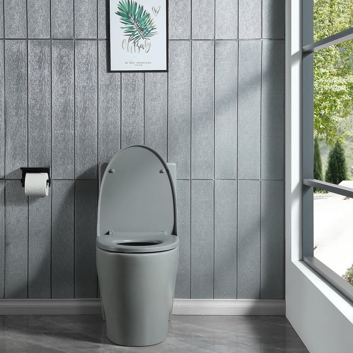 Dual Flush Elongated Toilet with Soft-Close Seat F7317