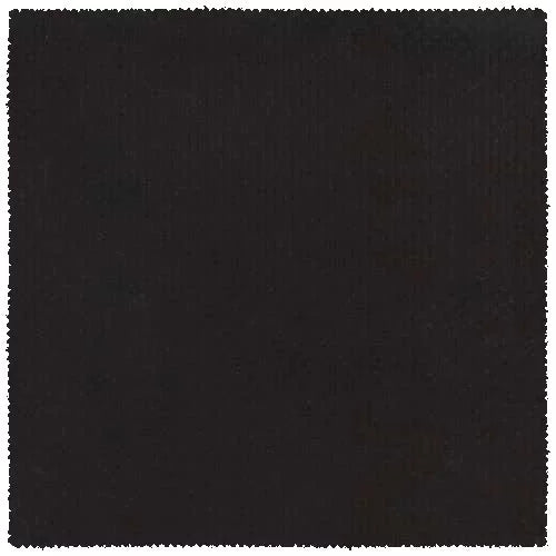Solid Black Chenille Texture Polyester Futon Cover Twin Split Size N74140