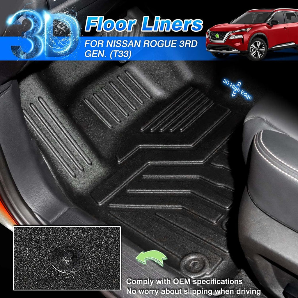 Custom Fit All Weather Floor Mats TPE M586636