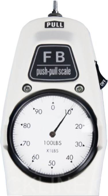 Analog Mechanical Force Gauge, 100 lb B35731