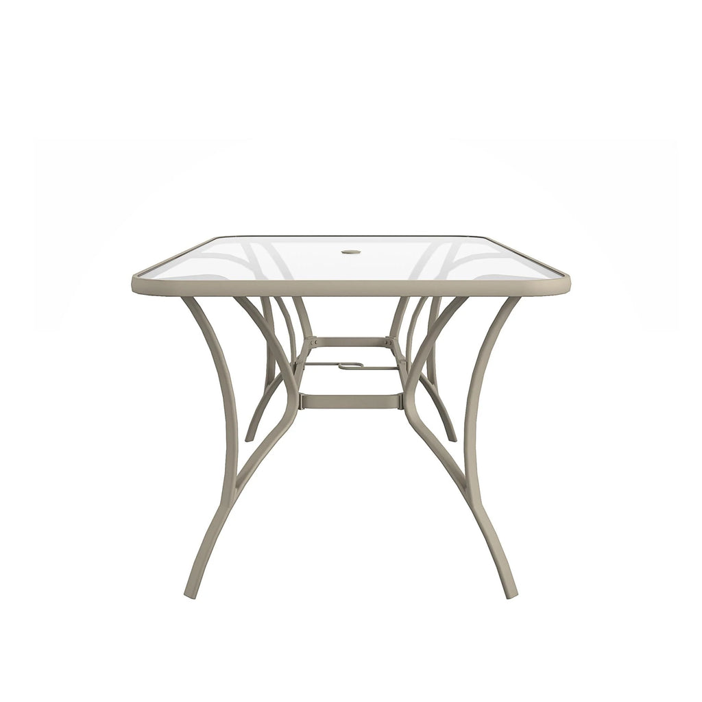 Dark Gray Steel Patio Dining Table C23250