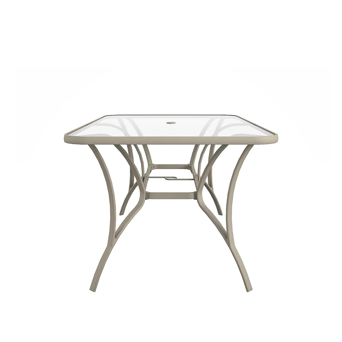 Dark Gray Steel Patio Dining Table C23250