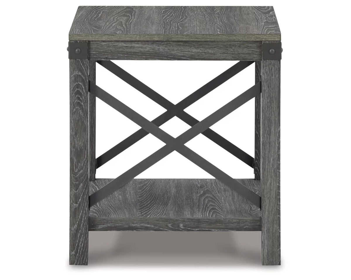 End Table Grayish Brown J428987