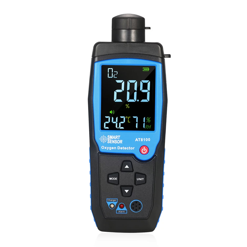 Handheld Digital USB Rechargeable O2 Sensor Tester Monitor LCD Display D828