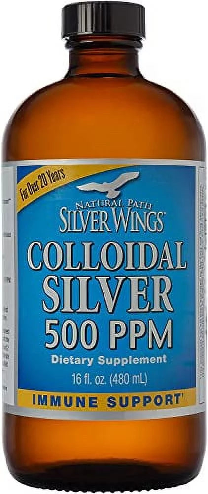 Colloidal Silver 500PPM 16Oz + Herbal Ointment 250PPM T5734
