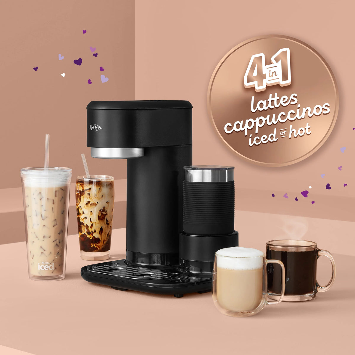 Black Single-Serve Coffee Maker D783933