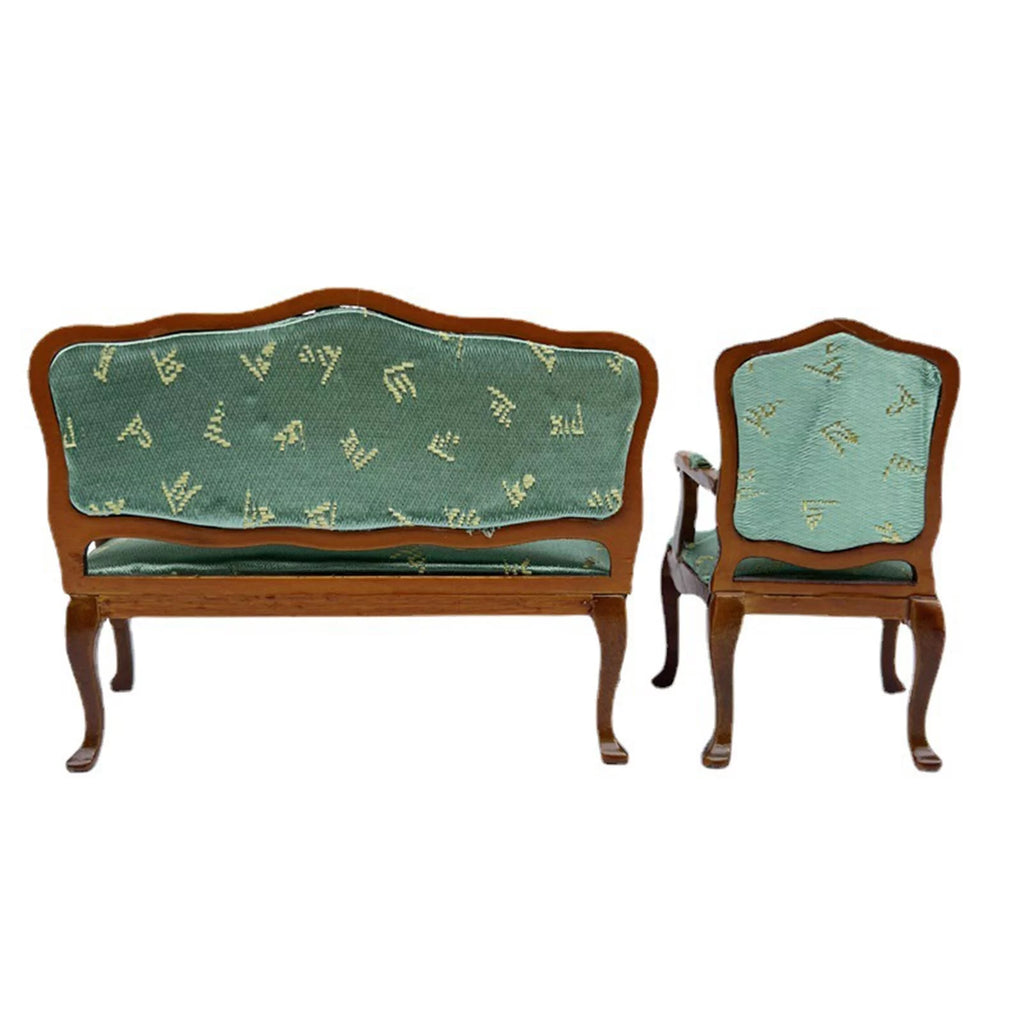 1:12 Scale 3Pcs Simulation Armchairs Sofa Chair T209