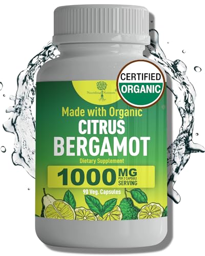 90 Capsules Organic Citrus Bergamot Supplement S113