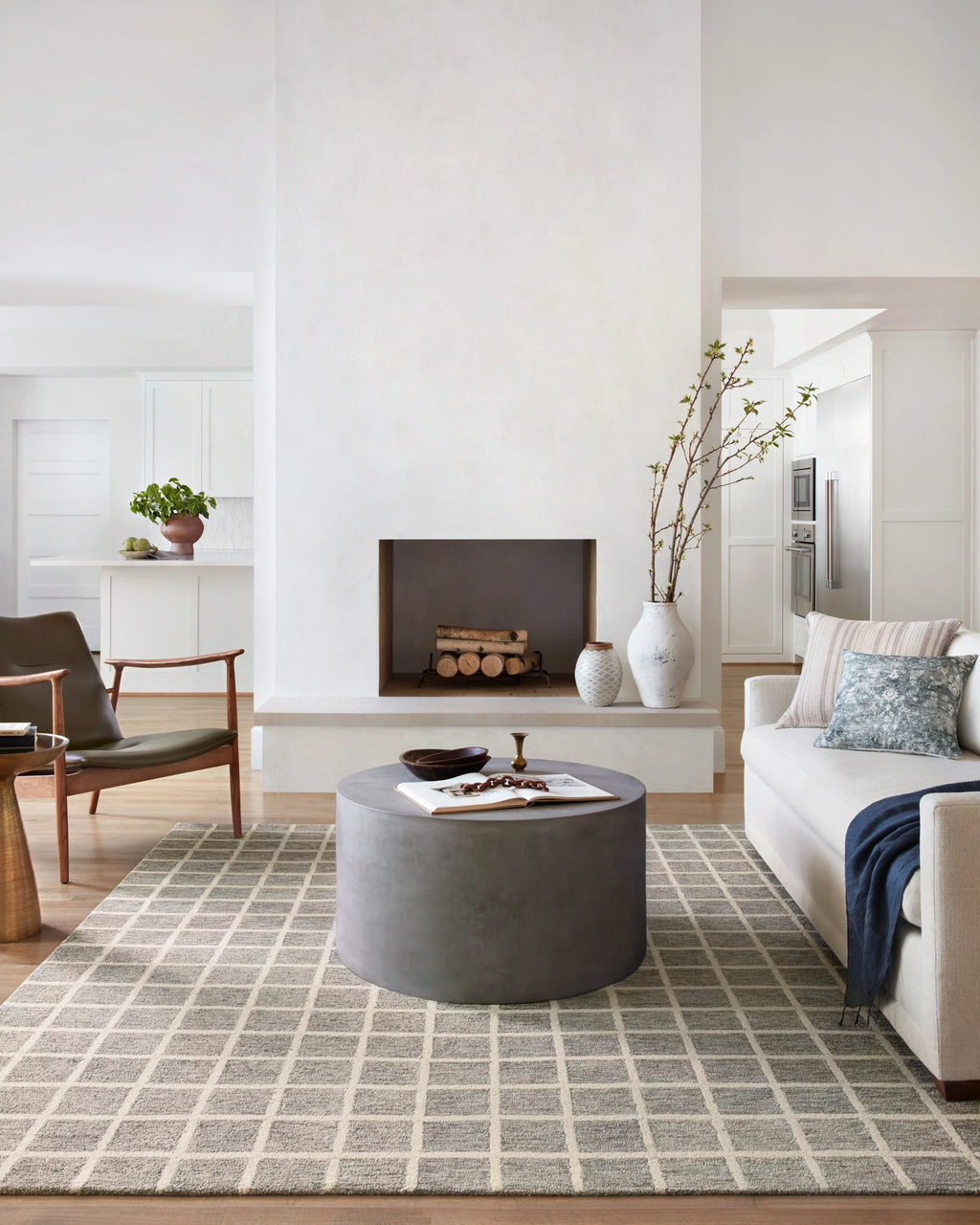 Slate Ivory Area Rug C3954