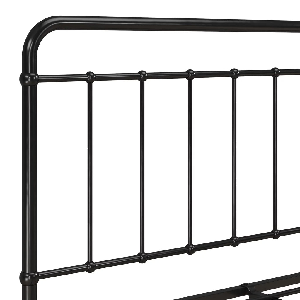 Black Full Metal Bed V37631