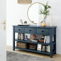 Console Table with Pine Solid Wood Frame and Legs O4923