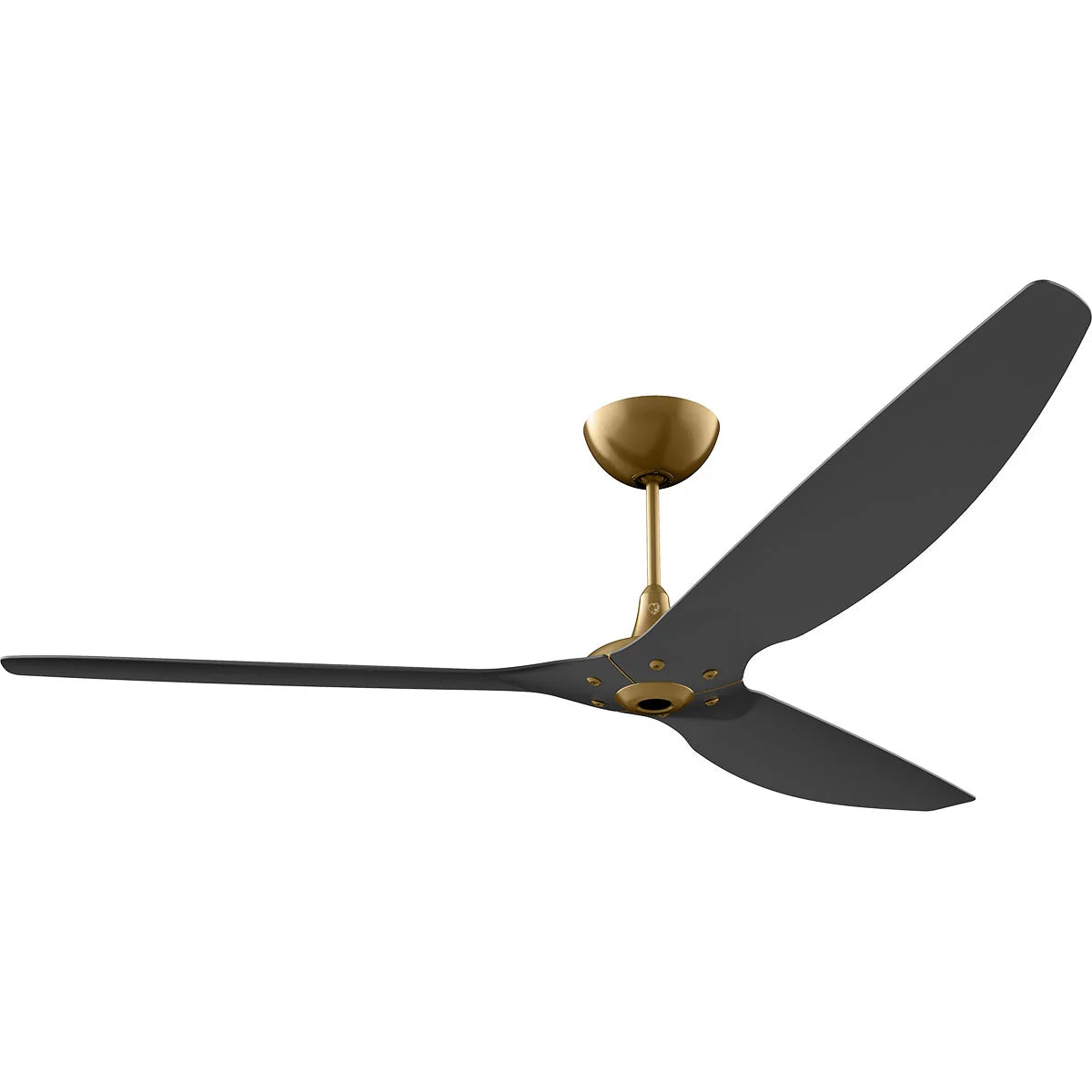84 Ceiling Fan With Black Blades And Gold Finish S3799