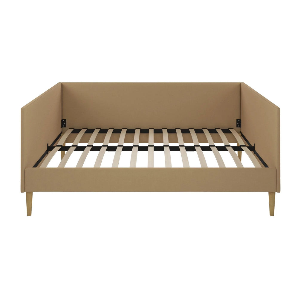 Gray Linen Queen Upholstered Daybed Frame N202
