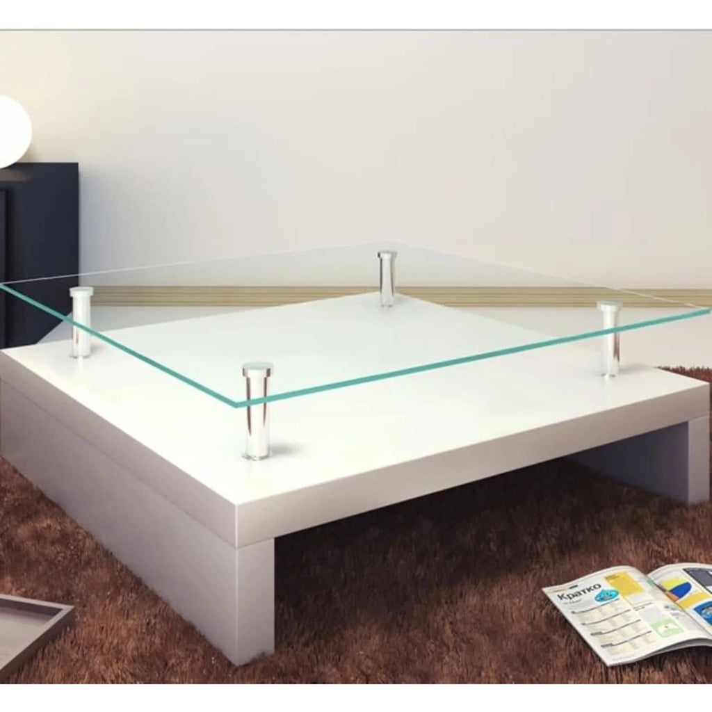 White Glass Coffee Table R185