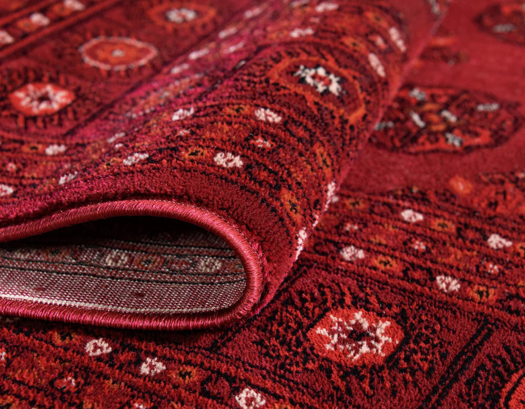 Bokhara Collection Rug 7' x 10' Red Low Rug Z26080