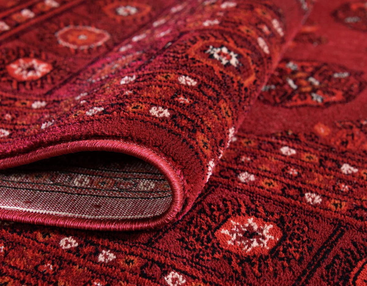 Bokhara Collection Rug 7' x 10' Red Low Rug Z26080