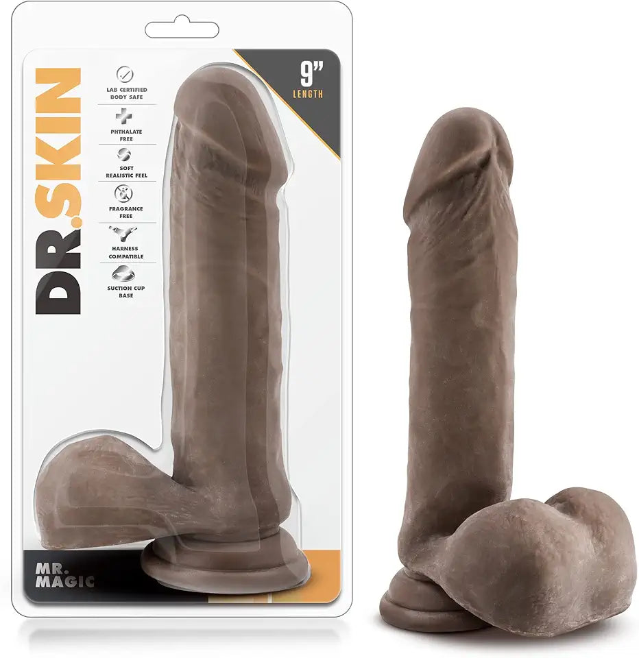 9 Inch Realistic Dildo With Balls I531