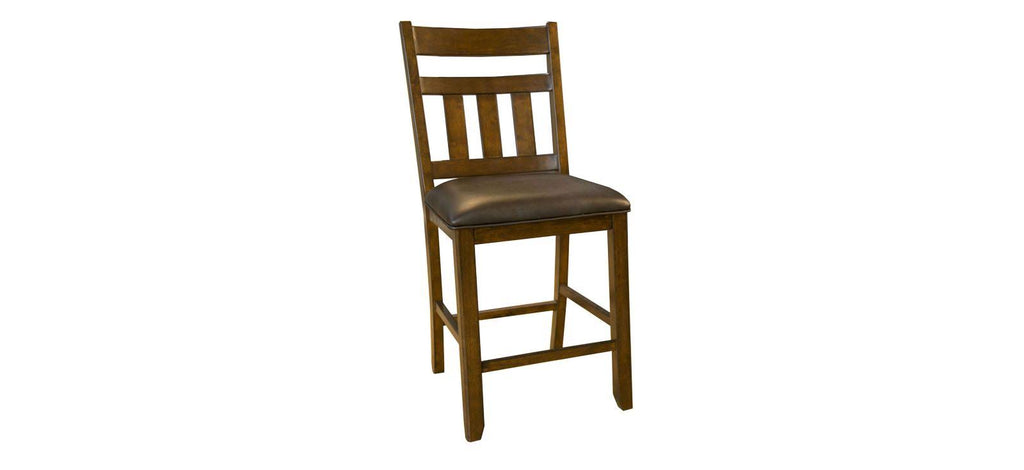 Ladderback Upholstered Stool D23775